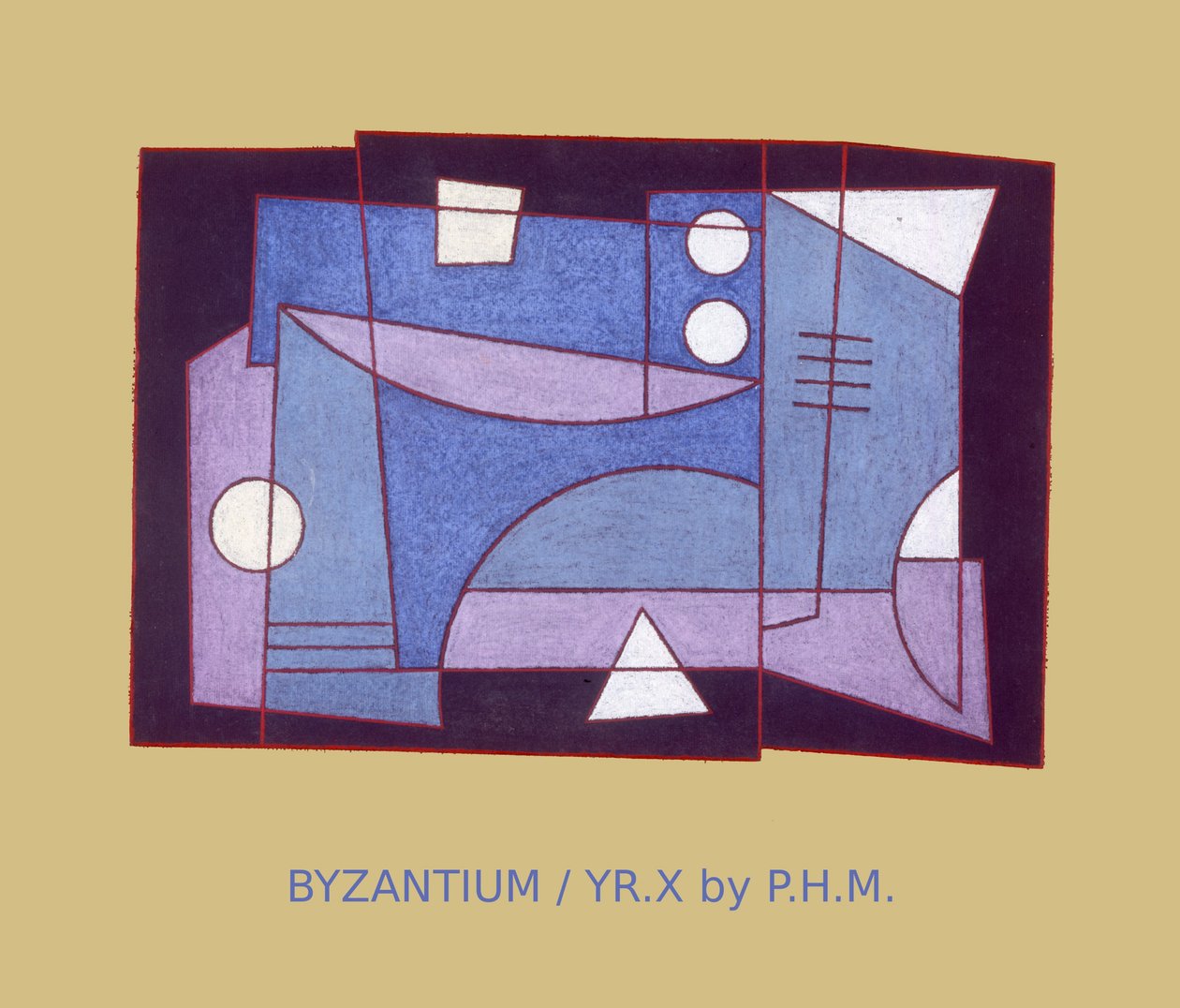 BYZANTIUM. ÅR X, (pastel på papir) af Peter McClure