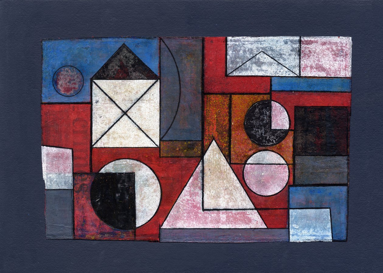Collage Overlay, 2008 (blandet medier) af Peter McClure