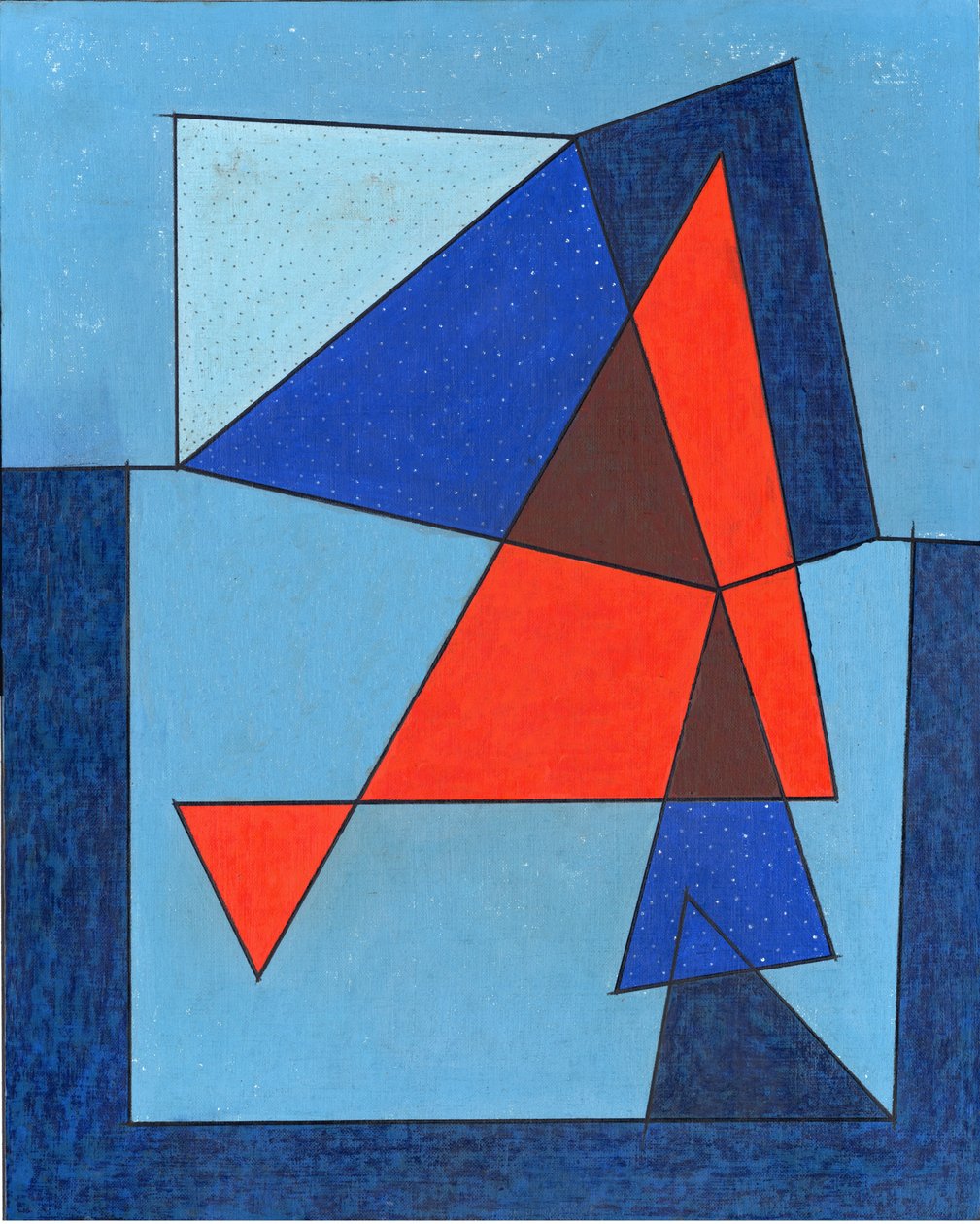 Fire Dance, 2008 (akryl på lærredstavle) af Peter McClure