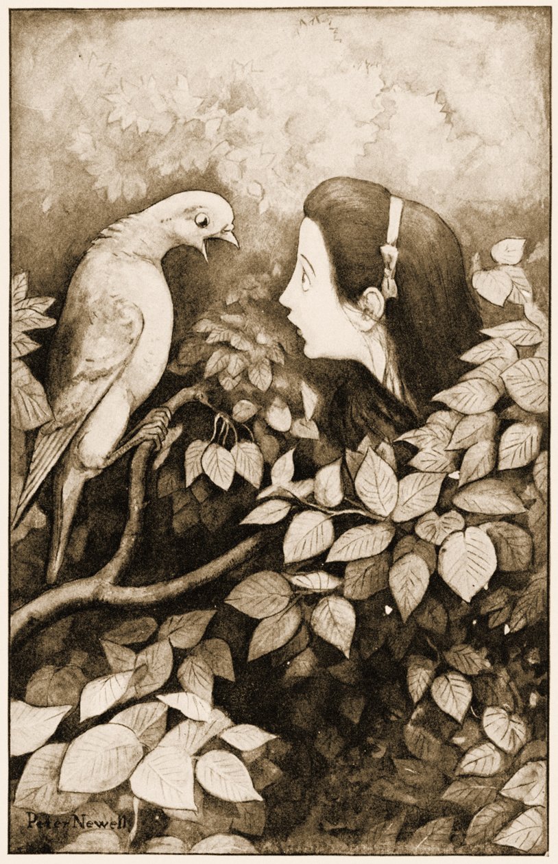 ""Serpent!" skreg duen", illustration til Lewis Carrolls Alice