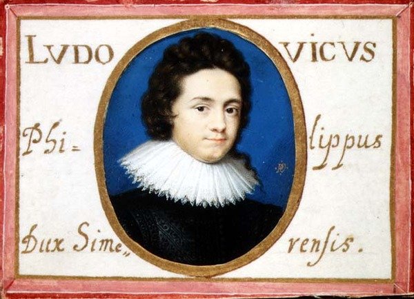 Portræt af Ludwig Philip, hertug af Simmeren (1611-55) af Peter Oliver
