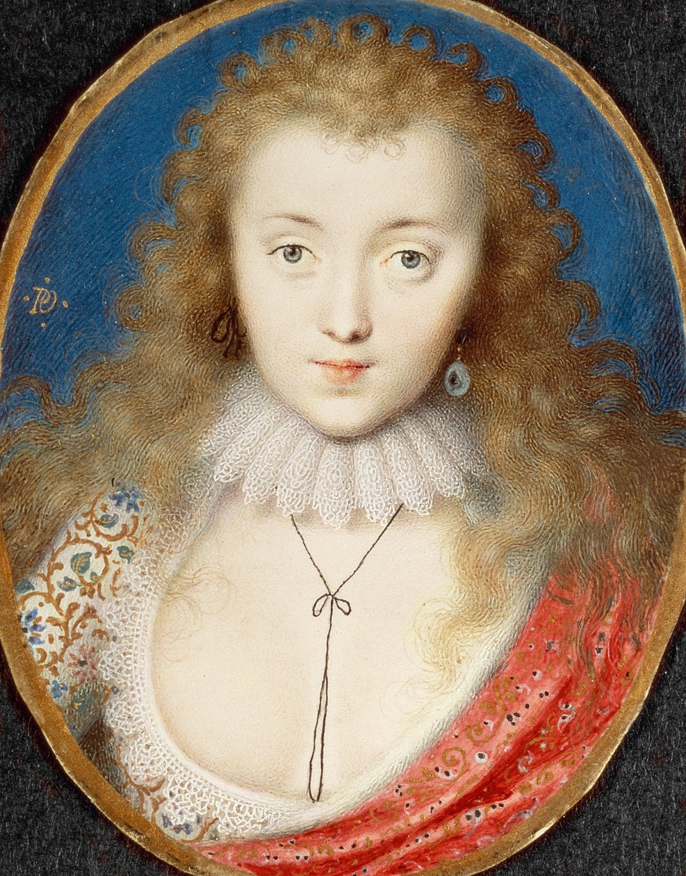Portræt af en pige, sandsynligvis Venetia Stanley (1600-33) senere Lady Digby af Peter Oliver