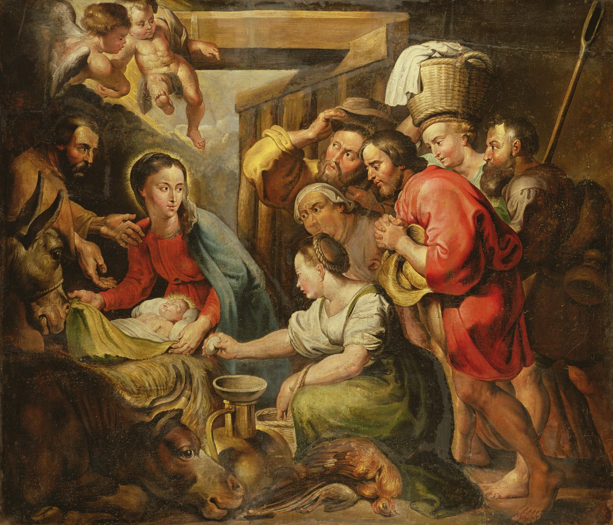 Tilbedelse af hyrderne af Peter Paul Rubens
