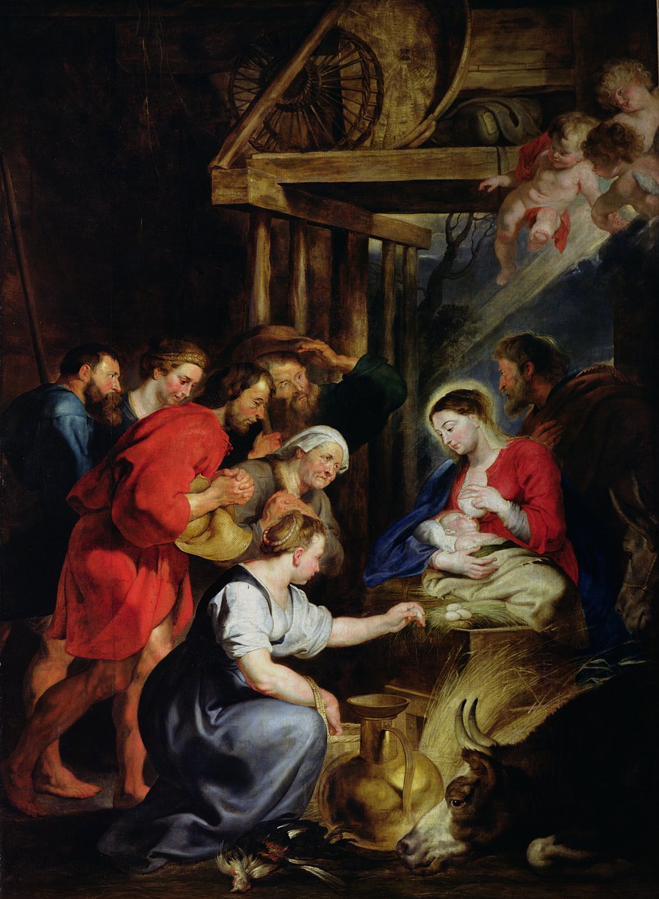 Tilbedelse af hyrderne af Peter Paul Rubens