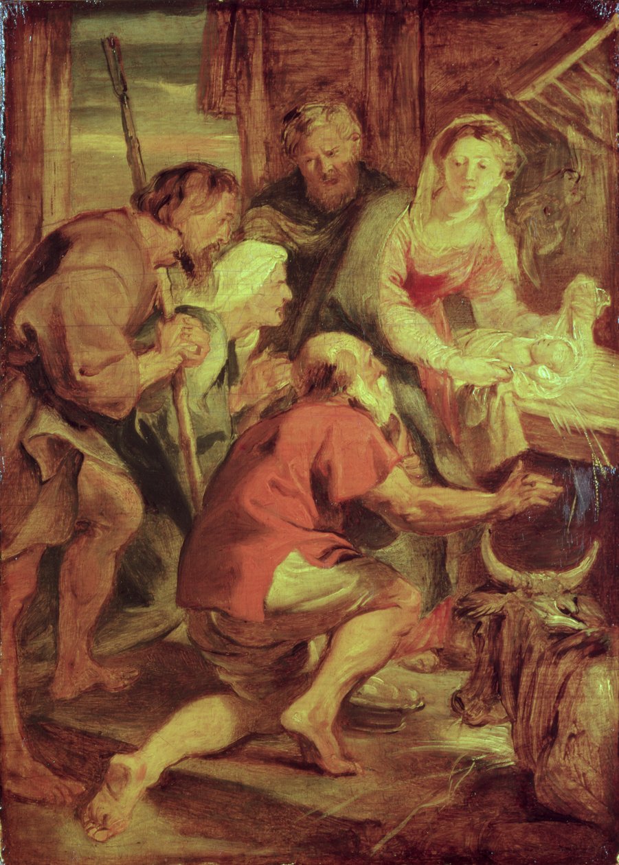 Tilbedelse af hyrderne af Peter Paul Rubens