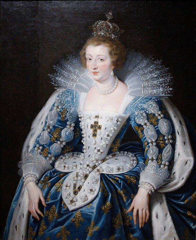 Anna af Østrig af Peter Paul Rubens
