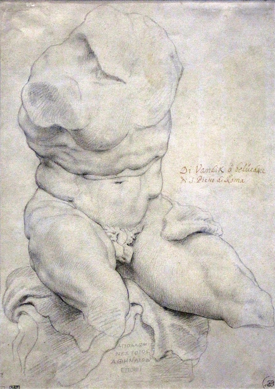 Belvedere Torso af Peter Paul Rubens