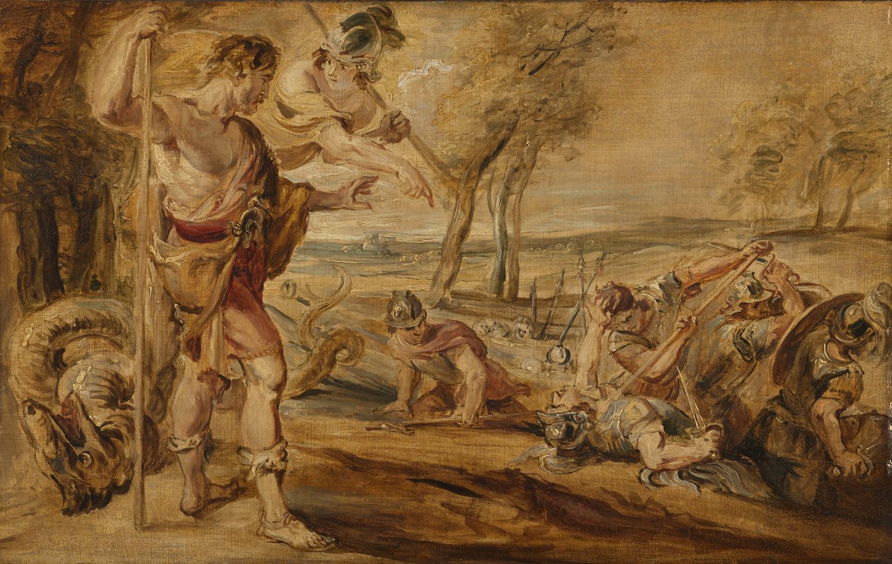 Cadmus sår dragetænder af Peter Paul Rubens
