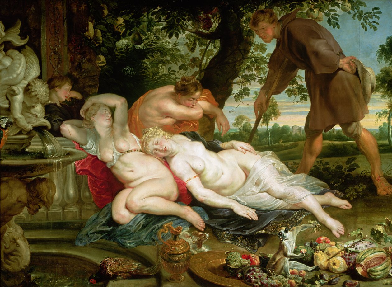 Cimon og Iphigenia, 1617 af Peter Paul Rubens