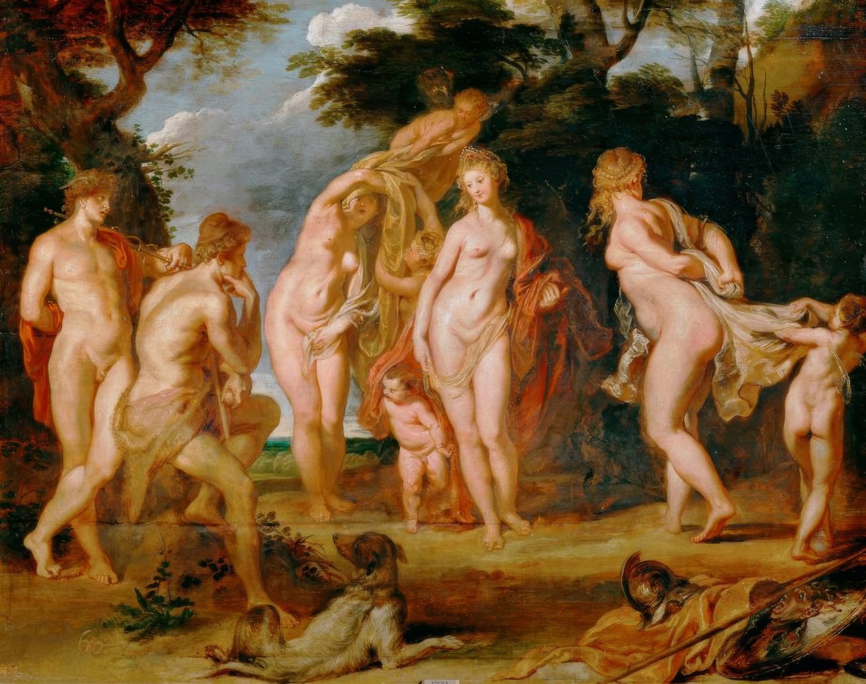 Dommen i Paris af Peter Paul Rubens