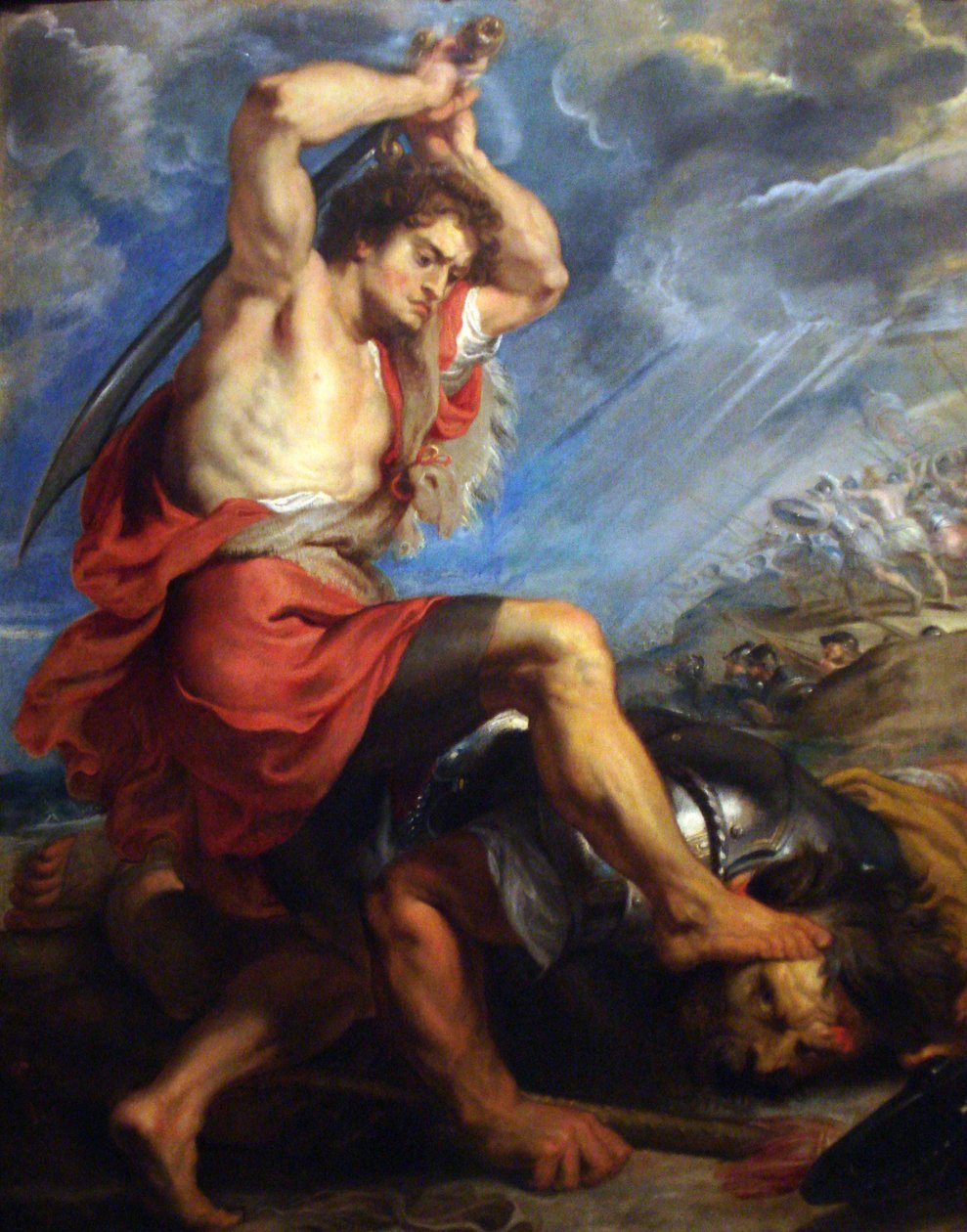 David slår Goliath ihjel af Peter Paul Rubens