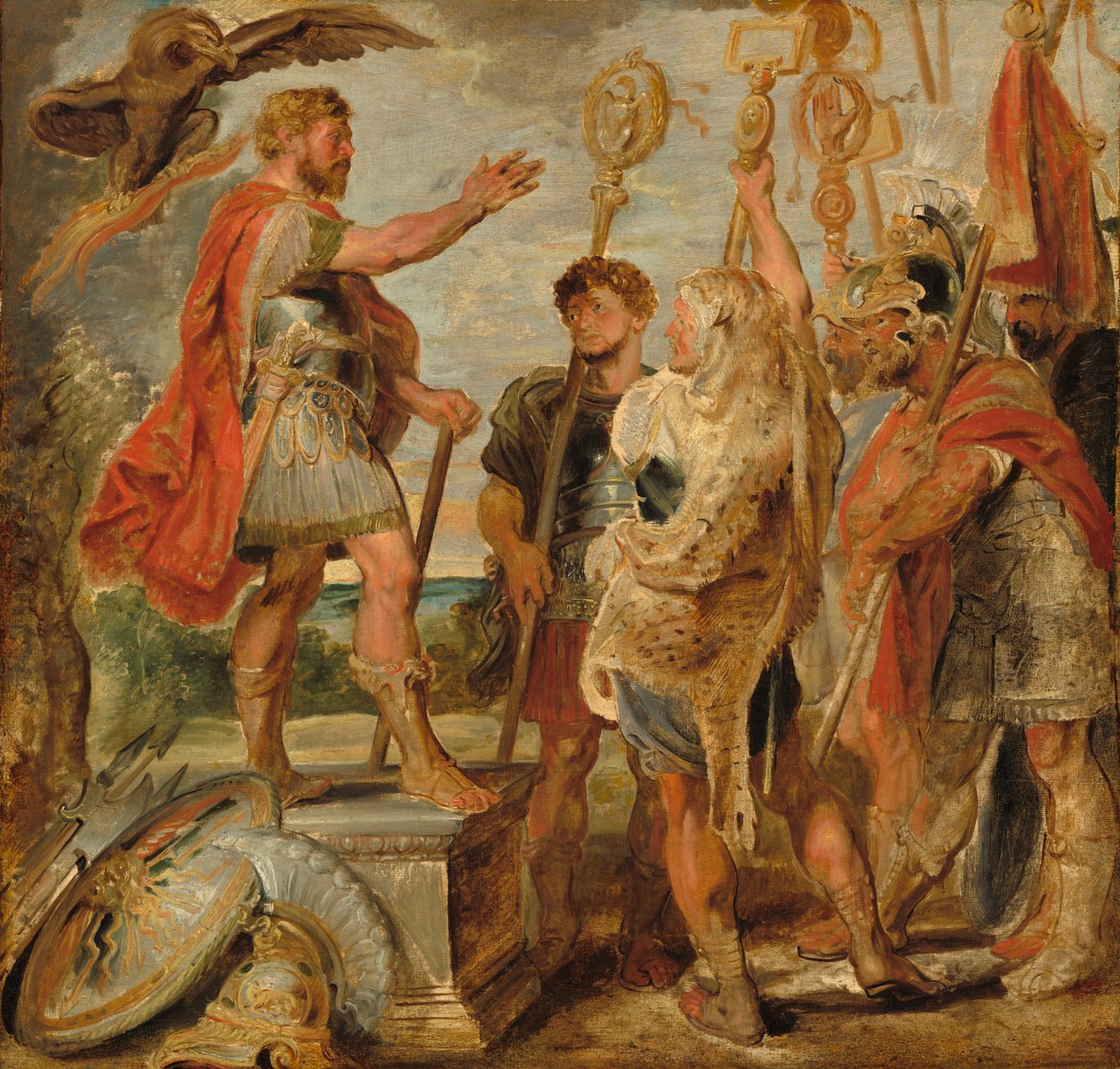 Decius Mus henvender sig til legionerne af Peter Paul Rubens