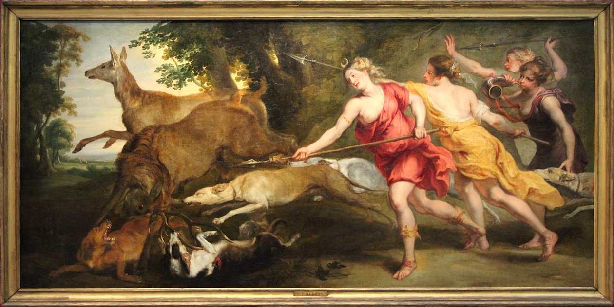 Diana Huntress og hendes nymfer af Peter Paul Rubens