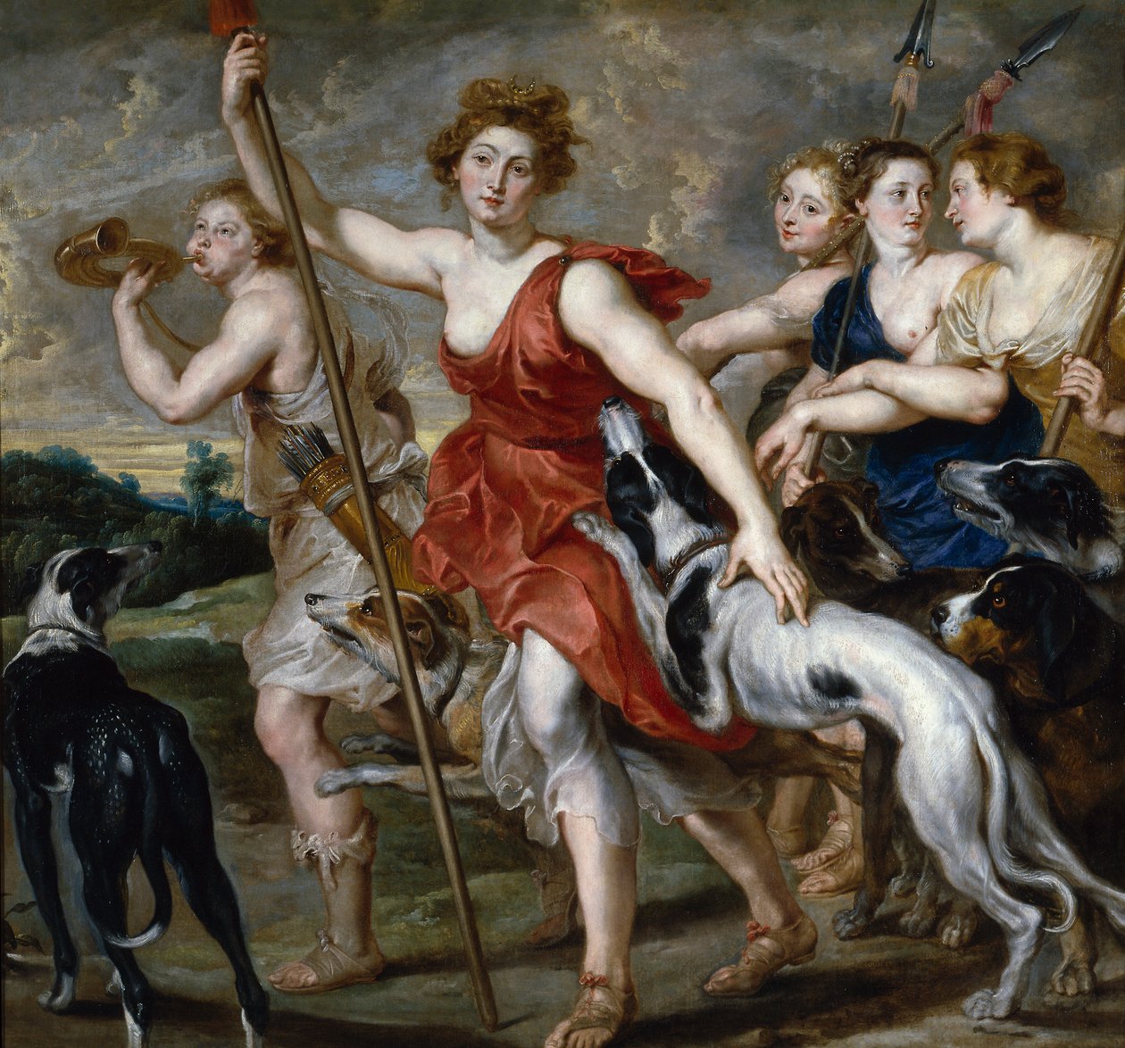 Huntress Diana af Peter Paul Rubens