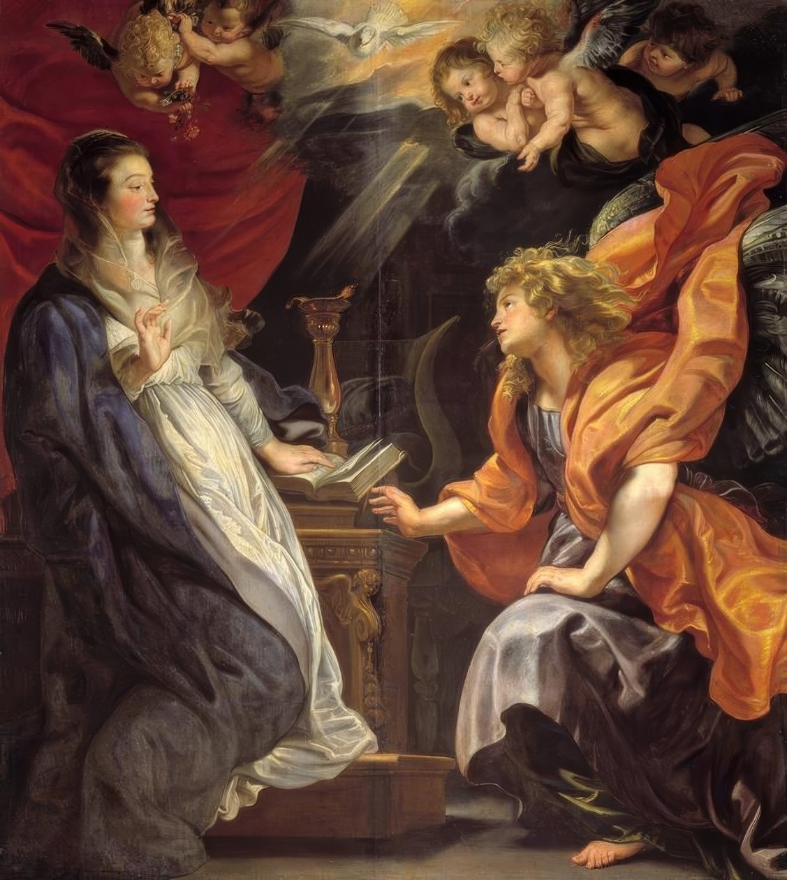 Meddelelsen til Mary af Peter Paul Rubens