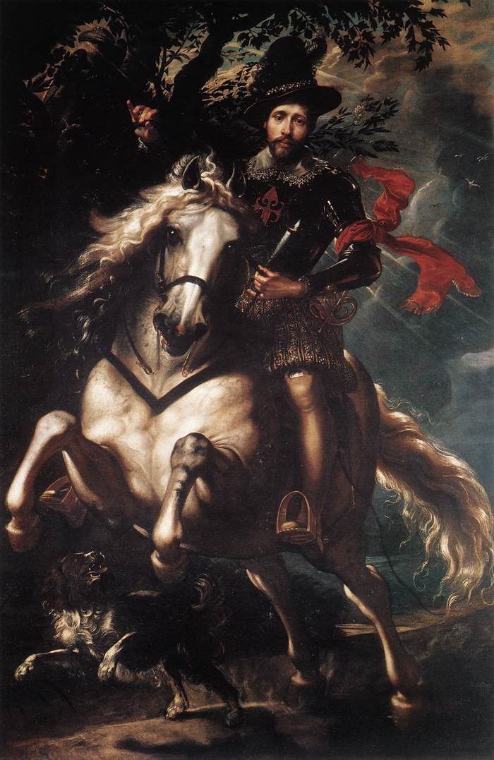 Rytterportræt af Giancarlo Doria af Peter Paul Rubens