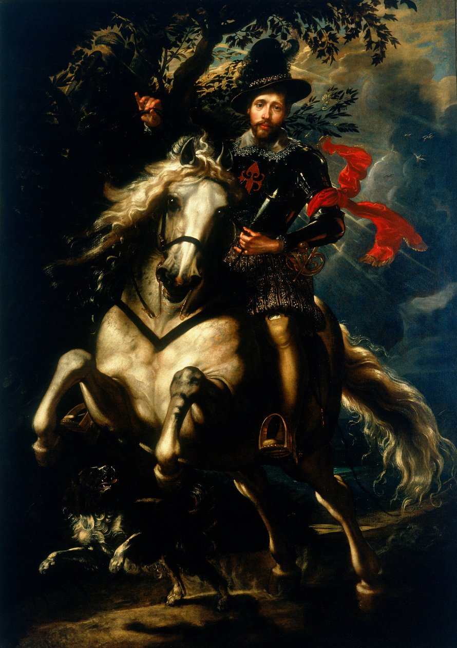 Ridesportræt af Gio Carlo Doria af Peter Paul Rubens