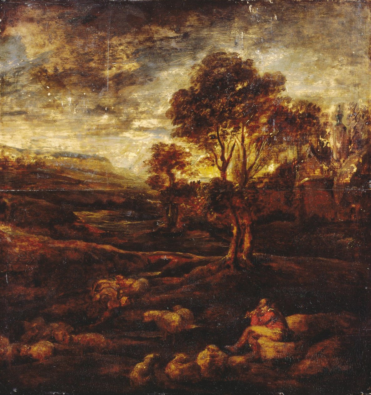Aftenlandskab af Peter Paul Rubens