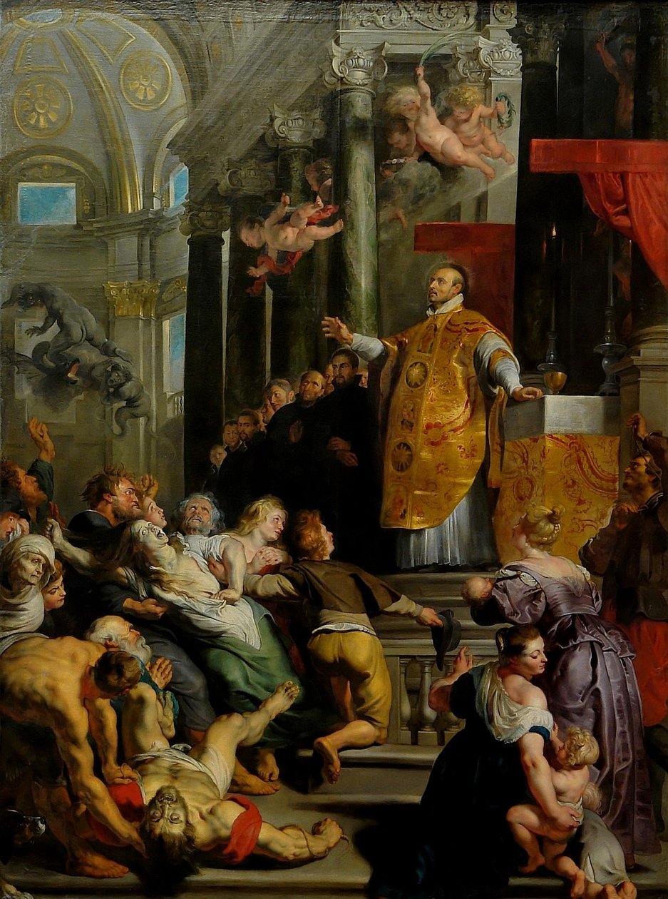 Ære af St. Ignatius af Loyola af Peter Paul Rubens