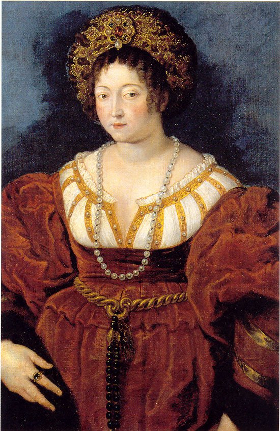 Isabella af Este af Peter Paul Rubens