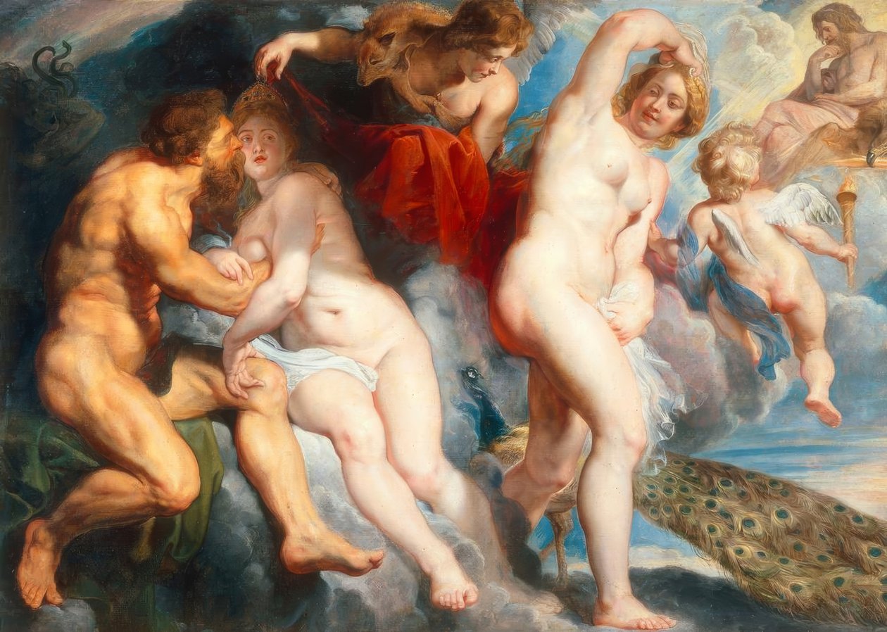 Ixion, bedraget af Juno af Peter Paul Rubens