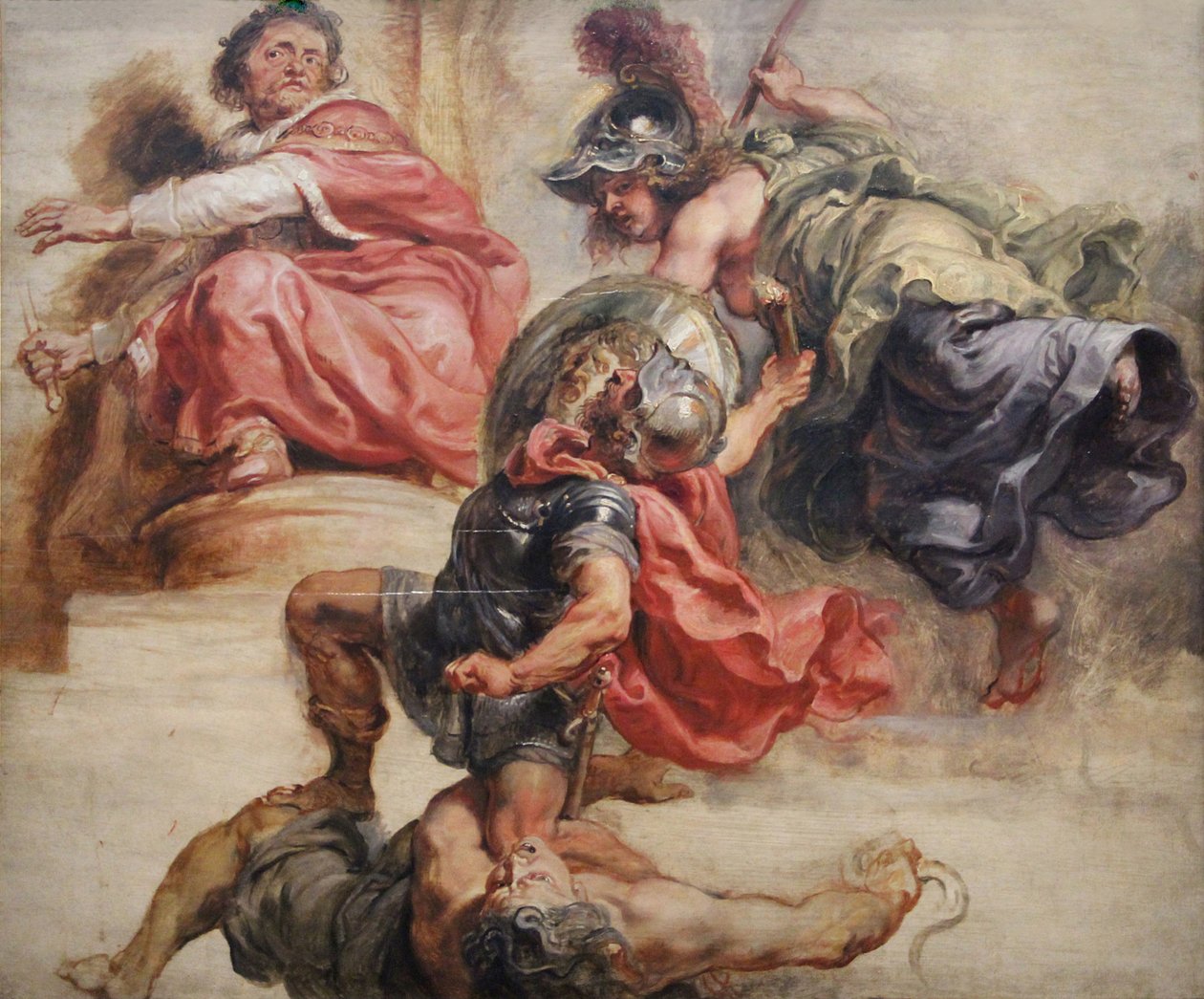 Visdom sejrer over krig og uenighed af Peter Paul Rubens