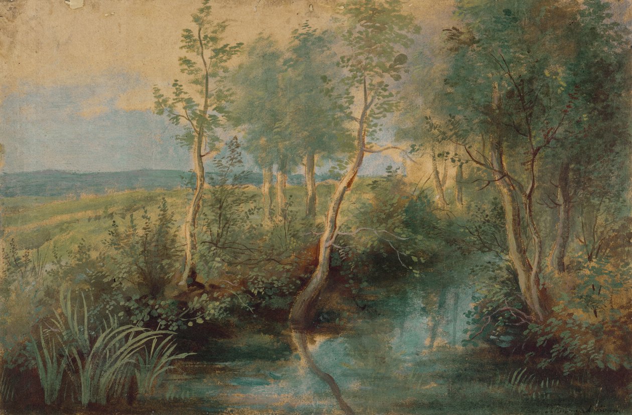 Landskab af Peter Paul Rubens