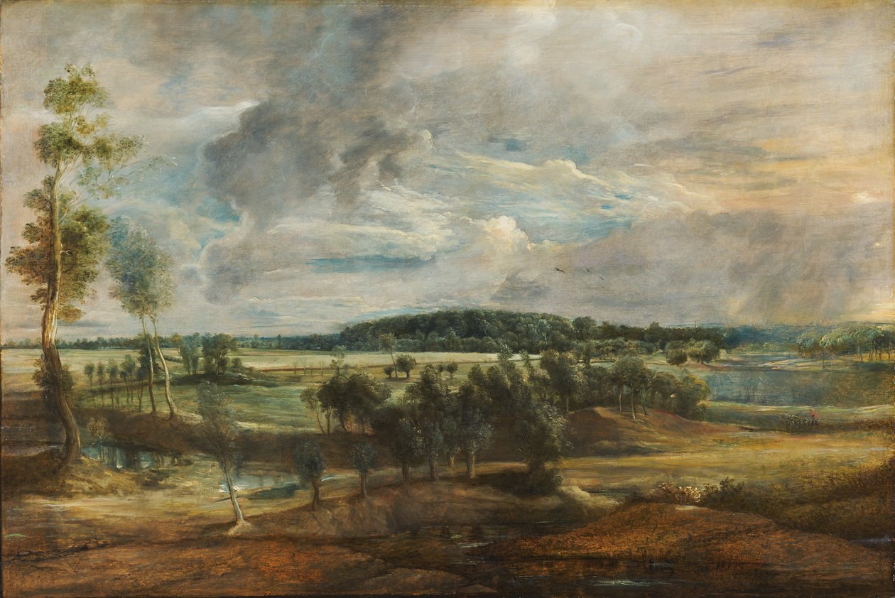 Landskab i Flandern (panel) af Peter Paul Rubens