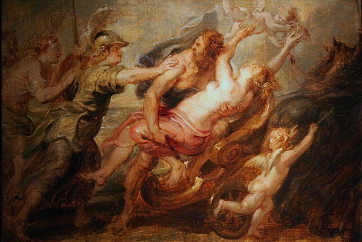 Bortførelsen af ​​Proserpine af Peter Paul Rubens