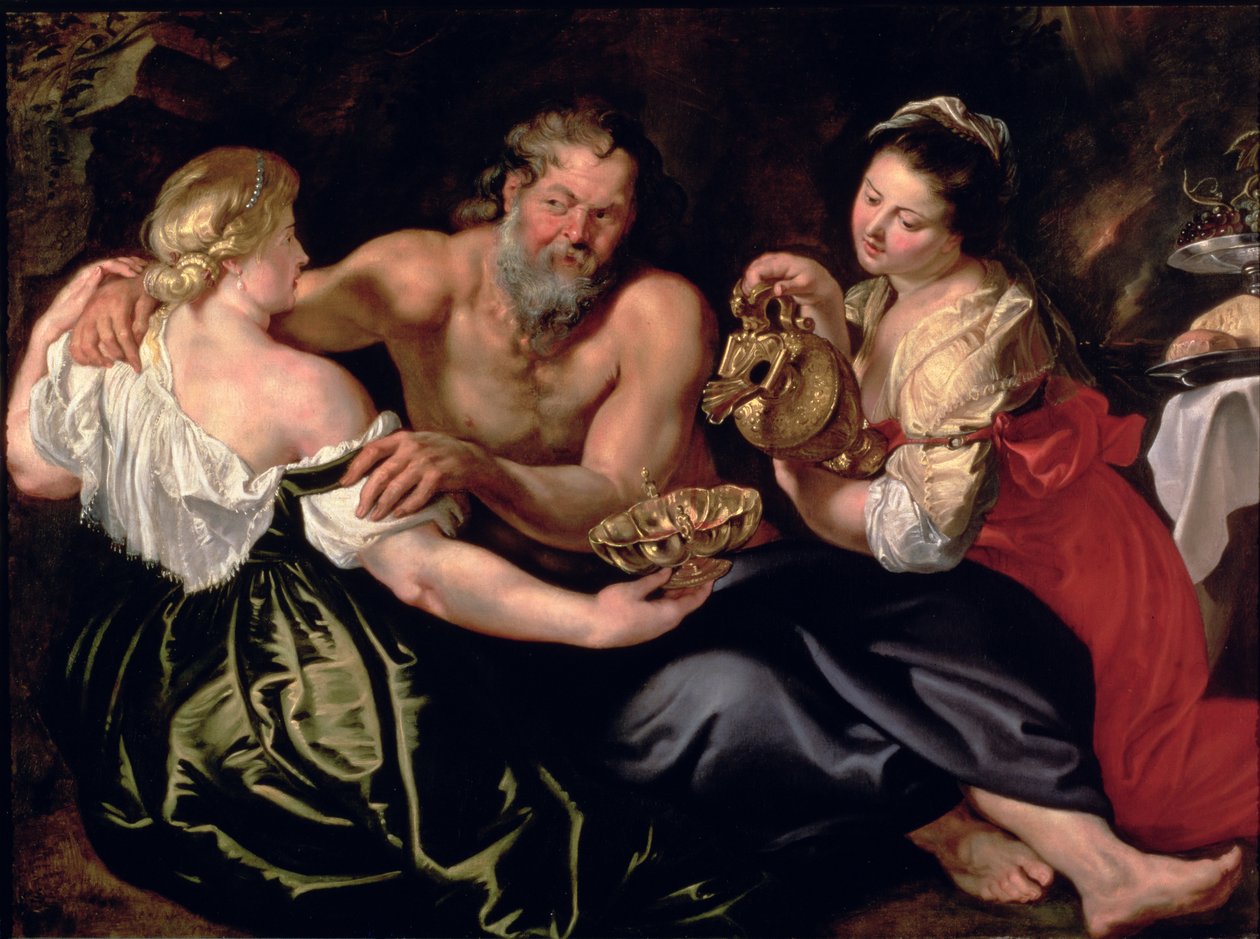 Lot og hans døtre af Peter Paul Rubens