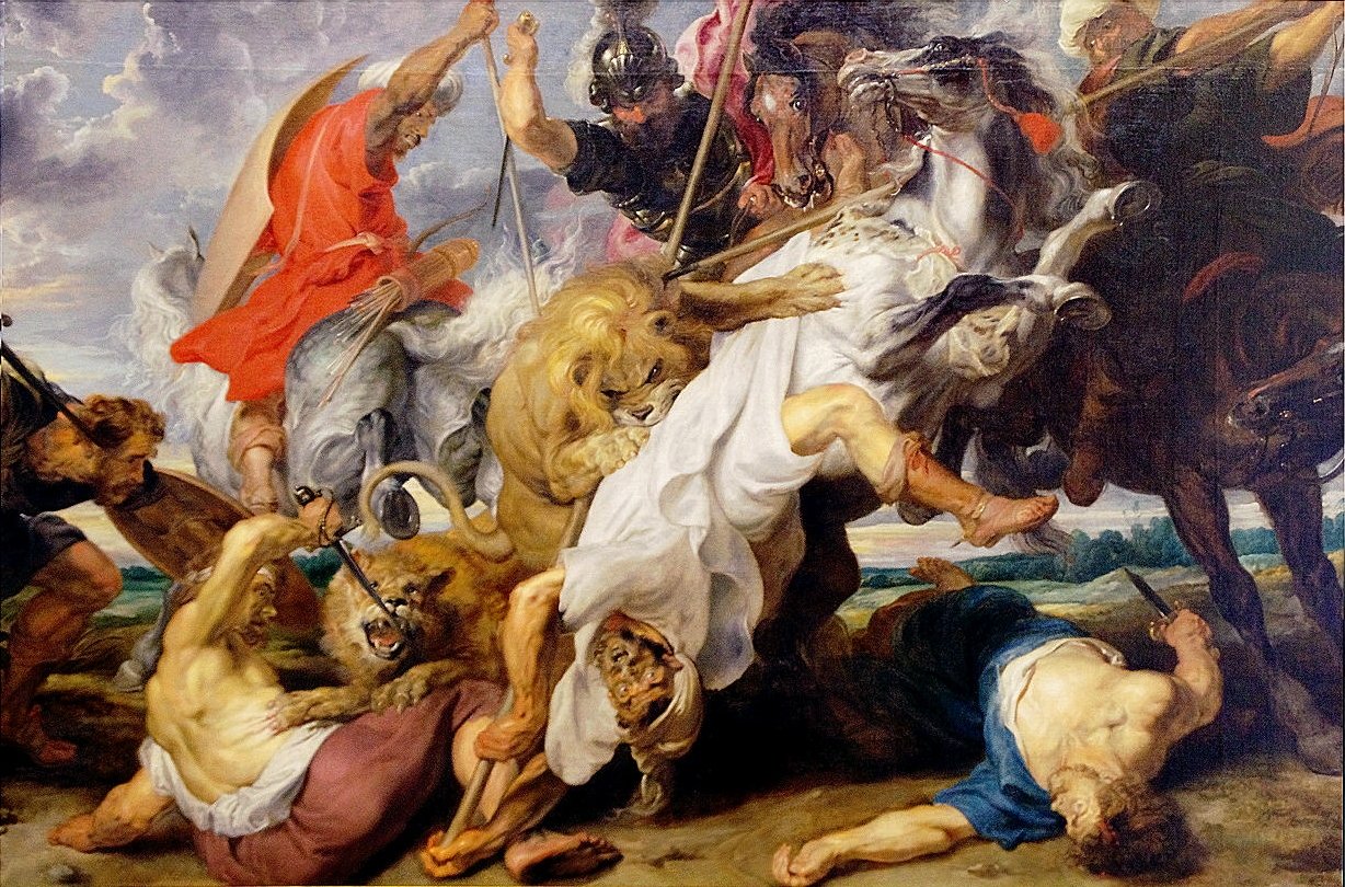 Løvejagt af Peter Paul Rubens