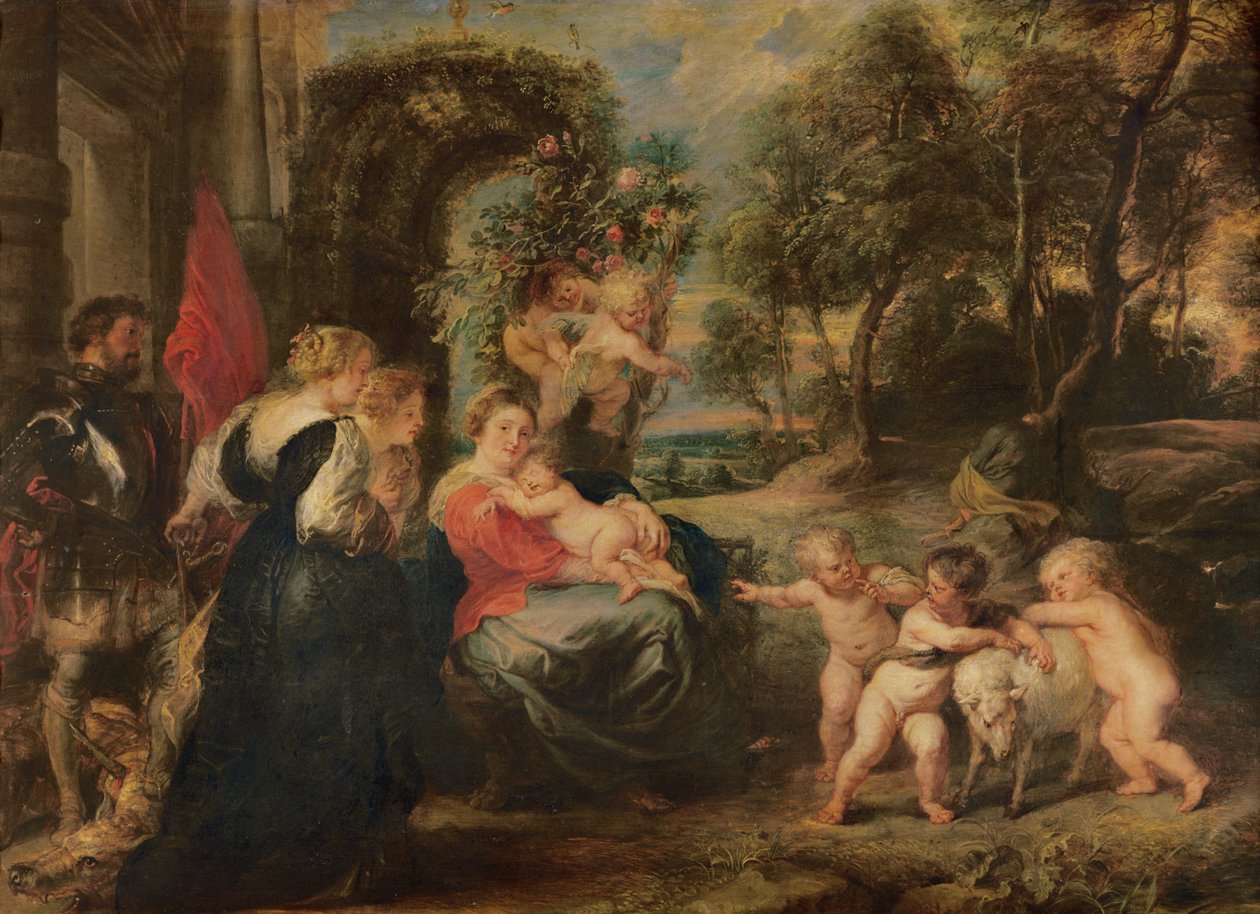 Madonna og barn af Peter Paul Rubens