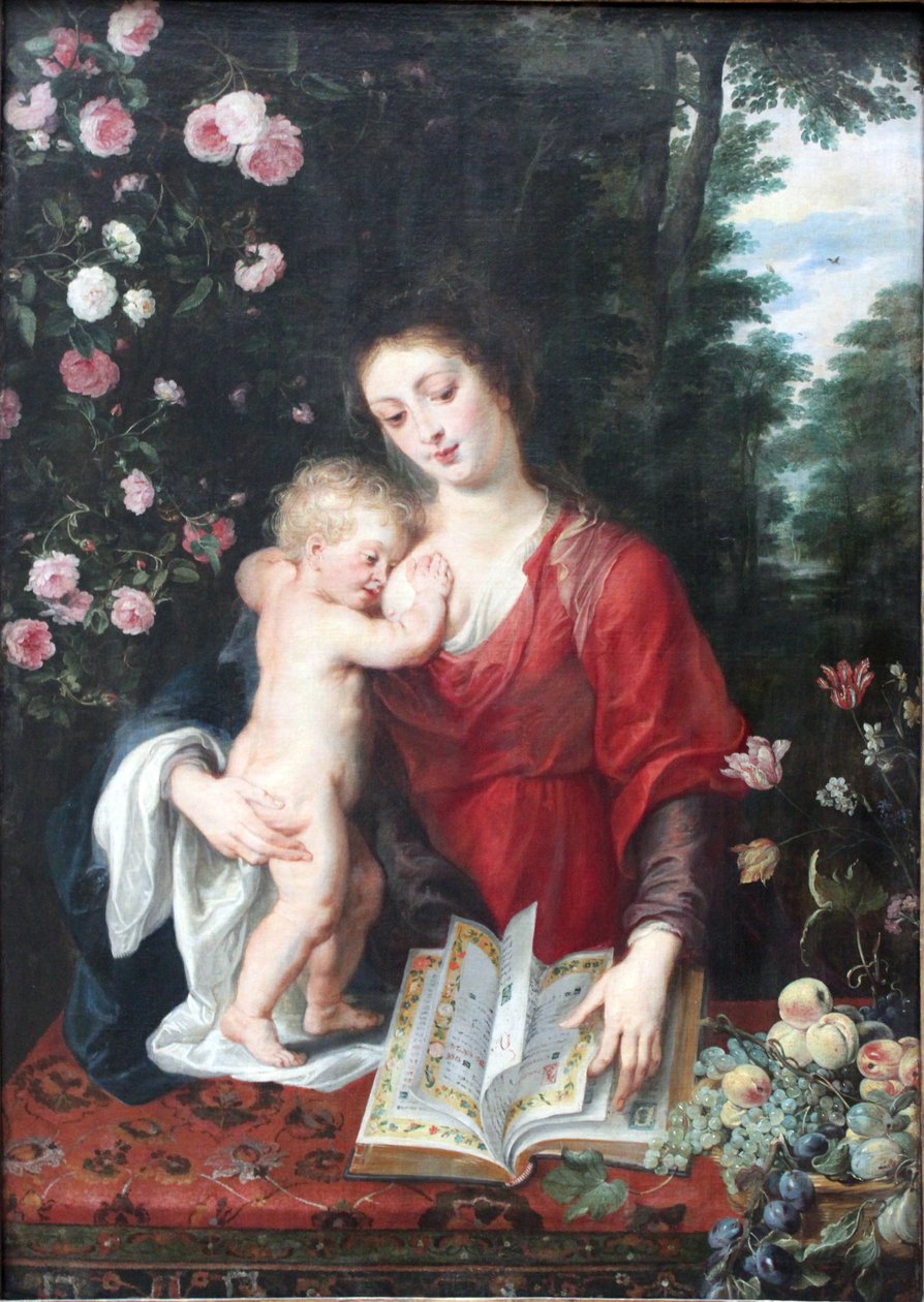 Madonna og barn af Peter Paul Rubens