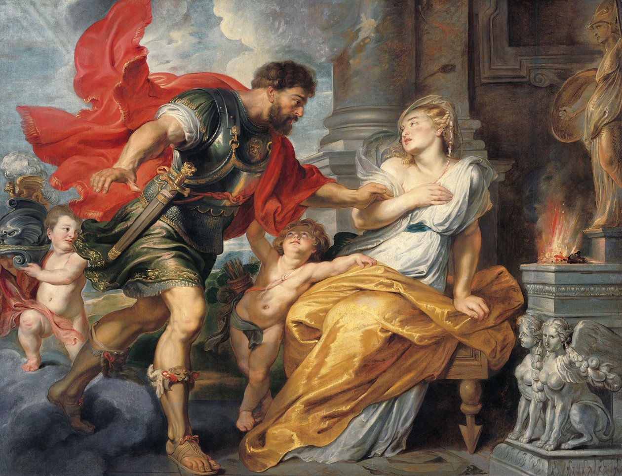 Mars og Rhea Silvia af Peter Paul Rubens