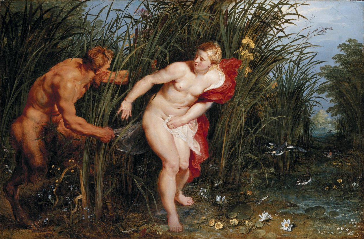 Pan i Syrinx af Peter Paul Rubens