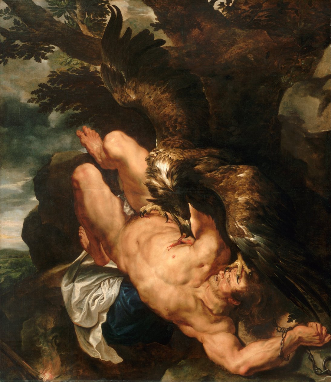 Prometheus bundet af Peter Paul Rubens