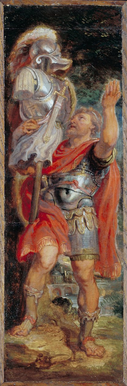 Romulus opretter et trofæ af Peter Paul Rubens