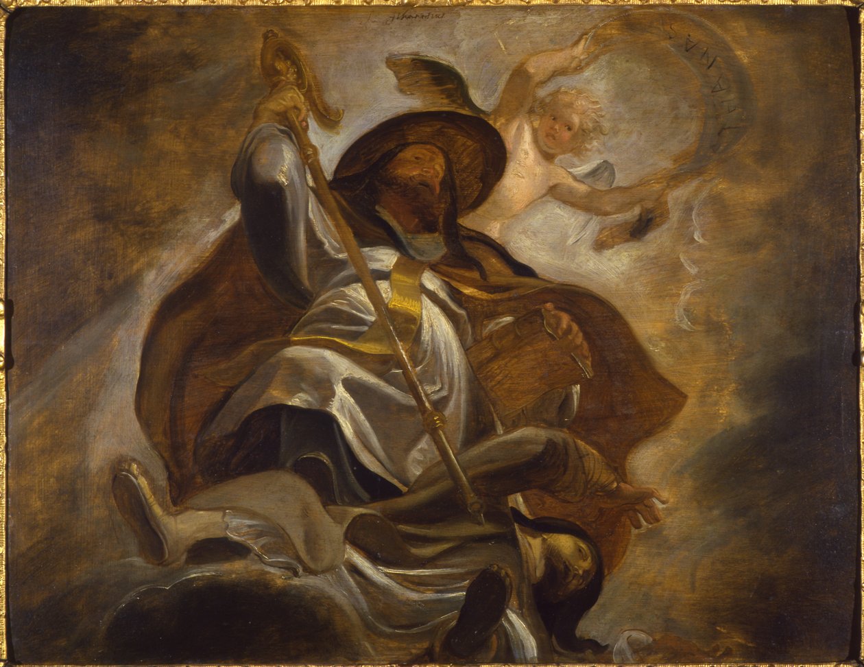 St. Athanasius, 1620 af Peter Paul Rubens
