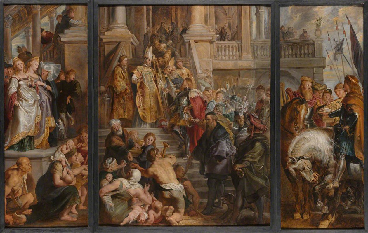 St. Bavo -katedralen i Gent af Peter Paul Rubens