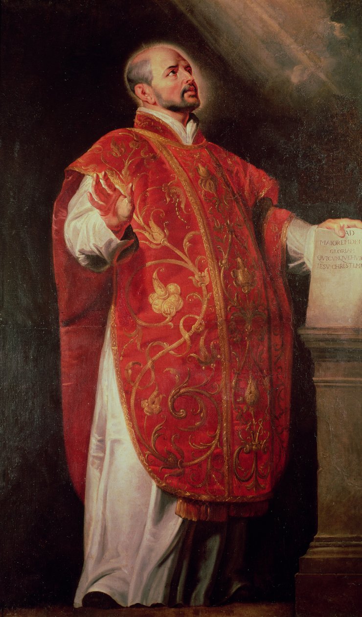 Ignatius af Loyola (1491-1556) Grundlægger af jesuitterne af Peter Paul Rubens