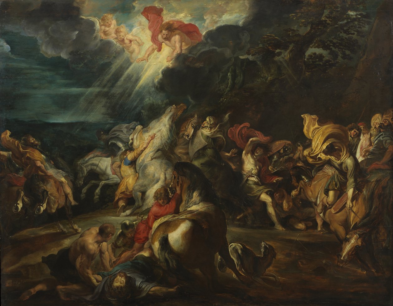 St. Pauls omvendelse ca. 1611 af Peter Paul Rubens