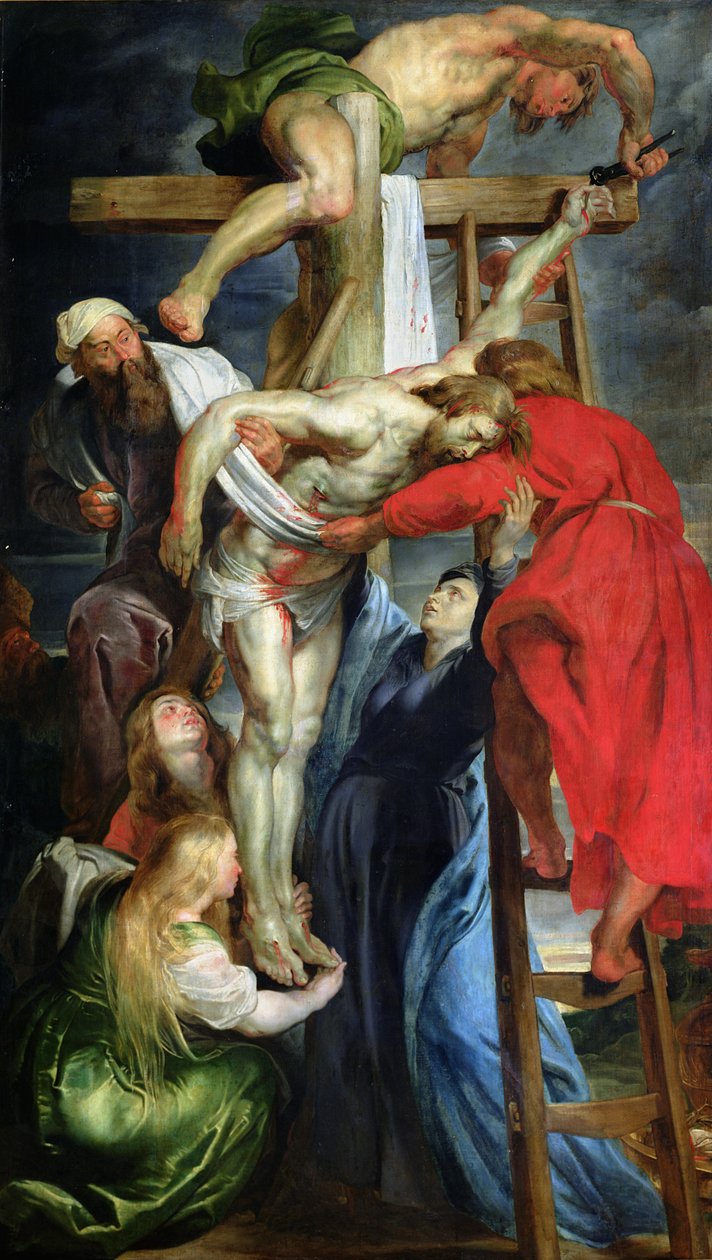 Nedstigningen fra korset, c.1614-15 af Peter Paul Rubens