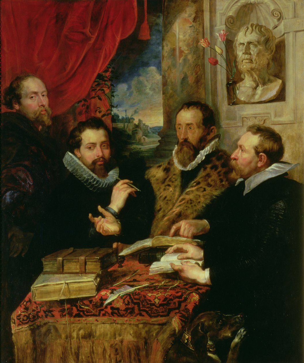 De fire filosoffer, ca. 1611-12 af Peter Paul Rubens