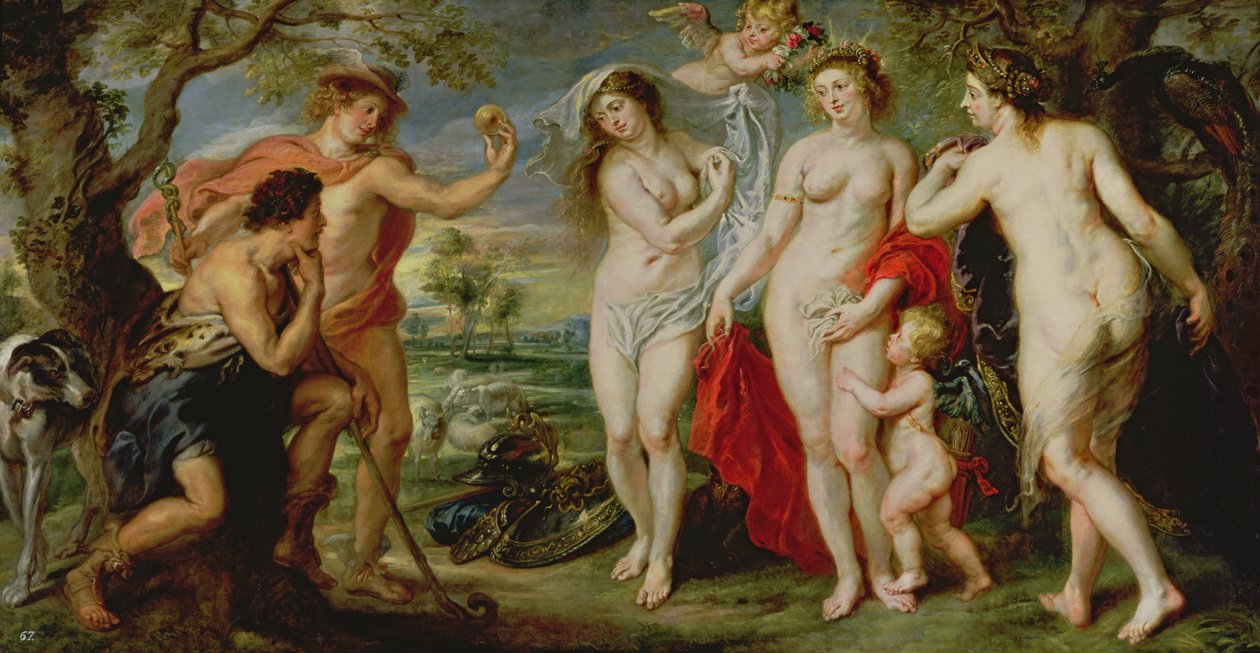 Dommen i Paris, 1639 af Peter Paul Rubens