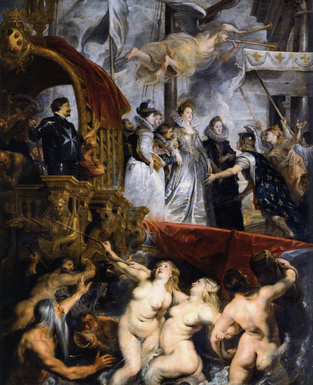 Landingen af Marie de Médicis i Marseille af Peter Paul Rubens