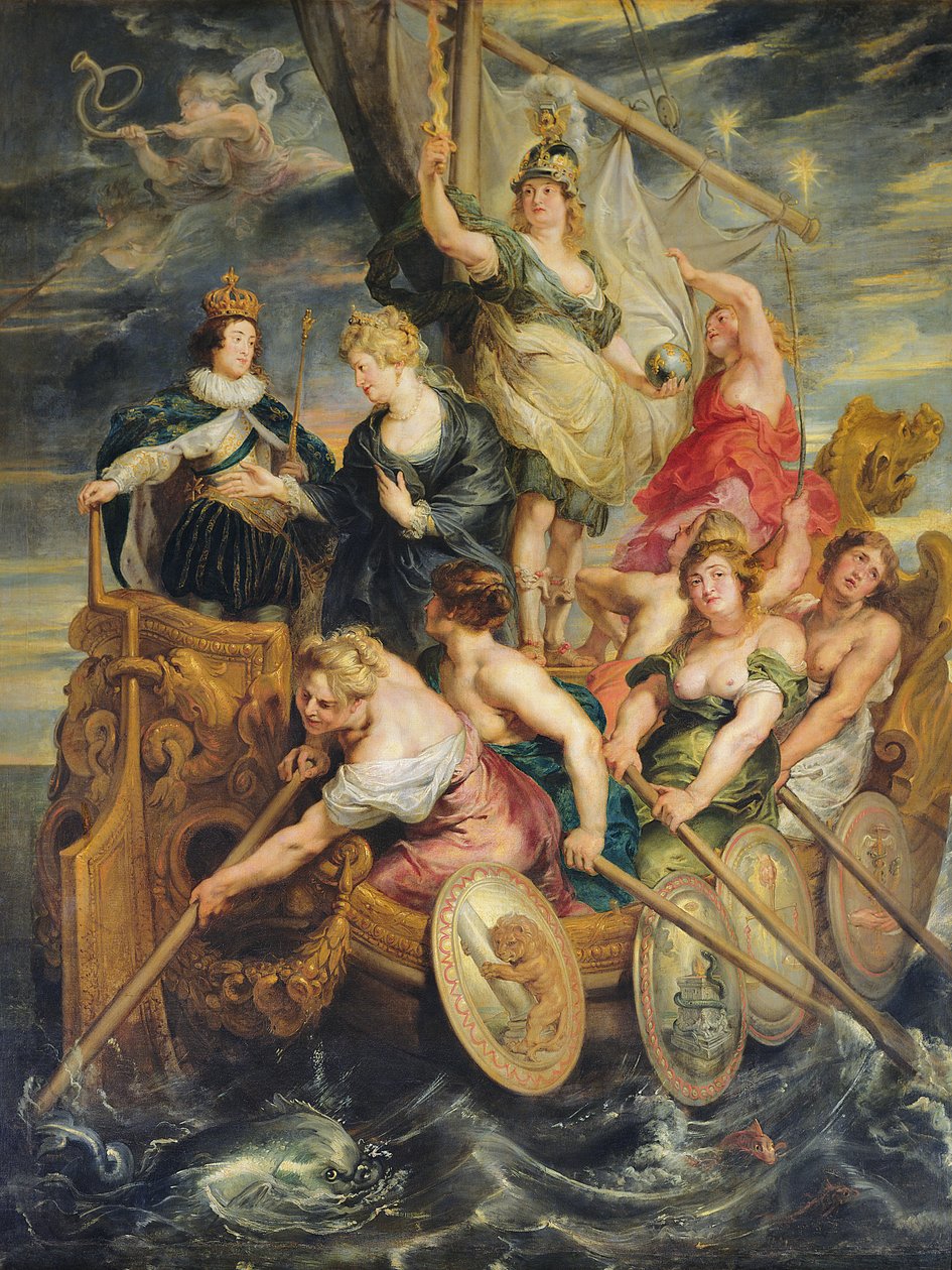 Flertallet af Ludvig XIII (1601-43) 20. oktober 1614, 1621-25 af Peter Paul Rubens
