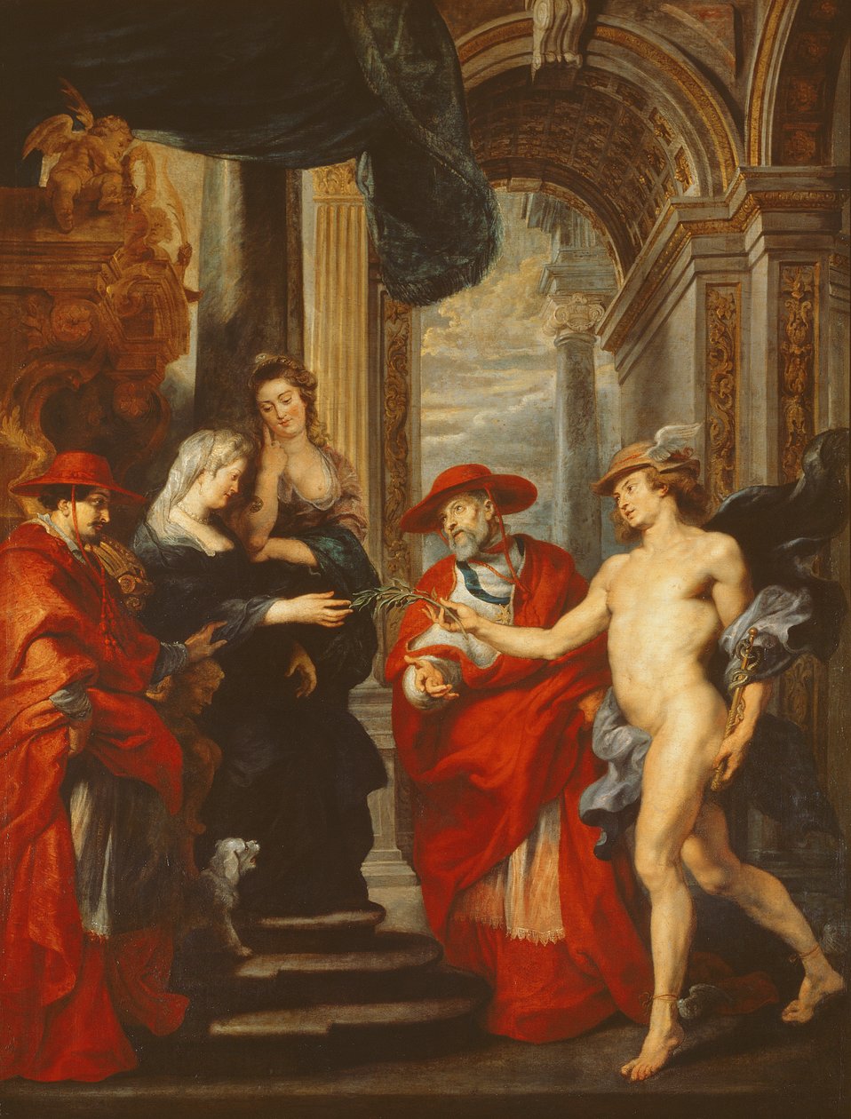 Medici-cyklussen: Angouleme-traktaten 30. april 1619, 1621-5 af Peter Paul Rubens