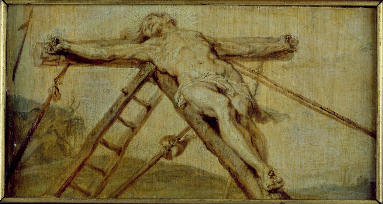 The Raising of the Cross (panel) af Peter Paul Rubens