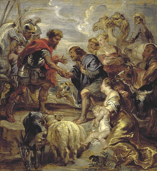 Forsoning af Jakob og Esau af Peter Paul Rubens
