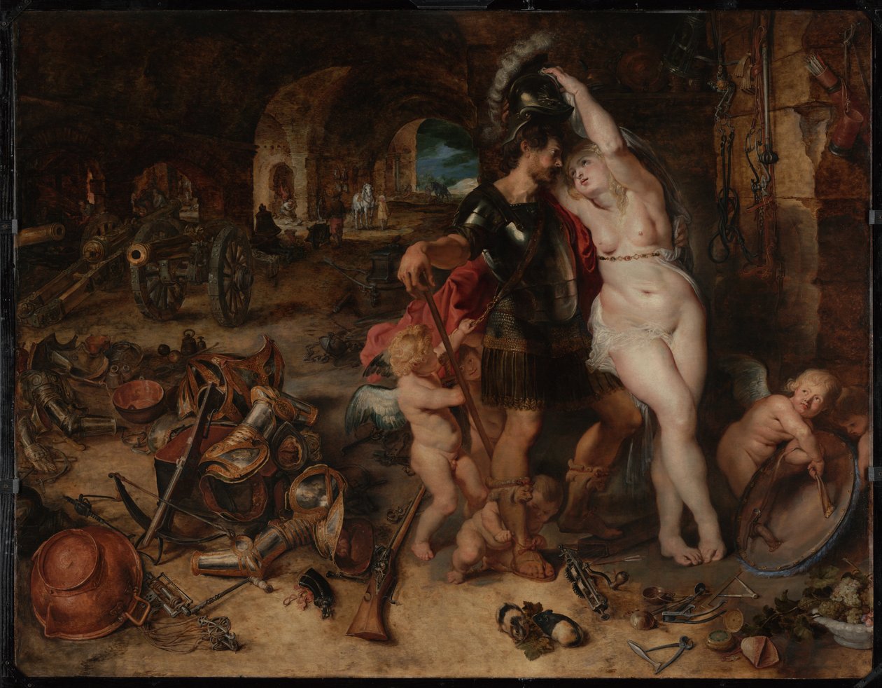 Returen fra krigen: Mars afvæbnet af Venus af Peter Paul Rubens